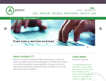Tablet Screenshot of ambientit.net
